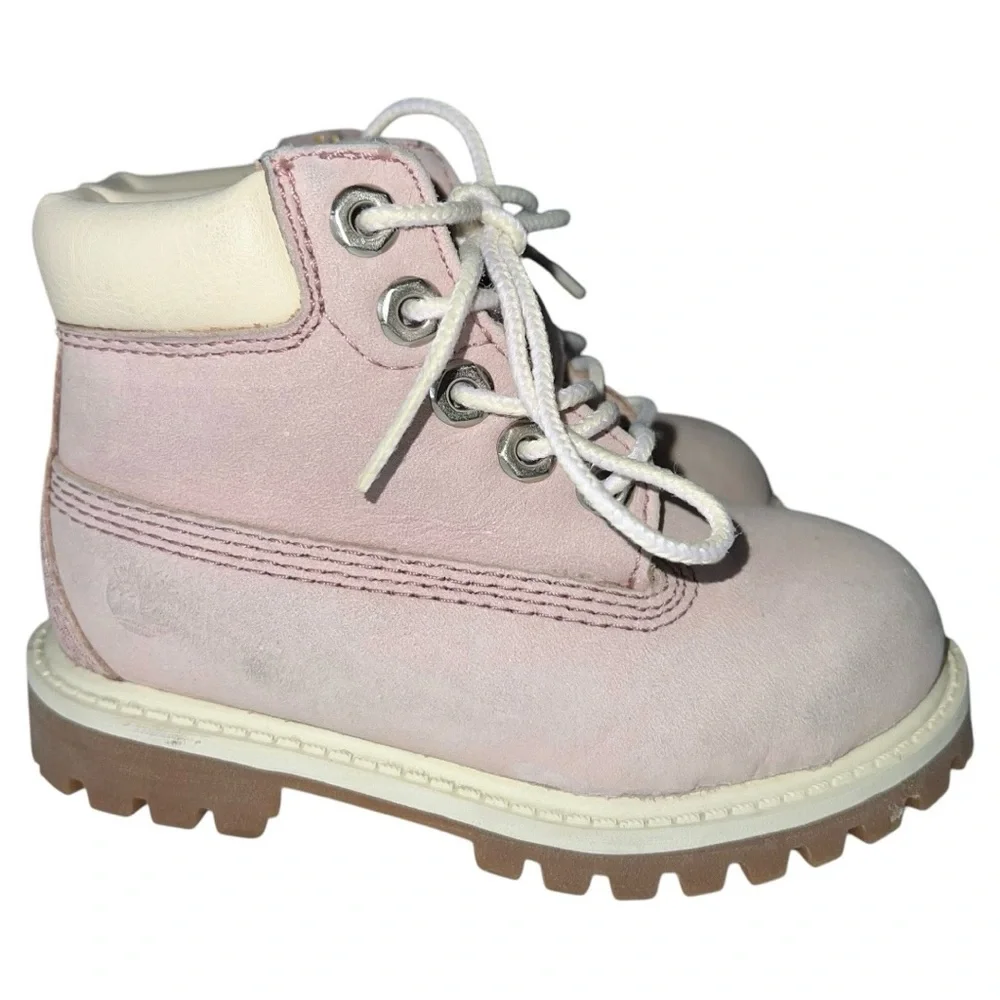 Children’s Toddler’s Timberland Boots Girls Size 7.5 Pink